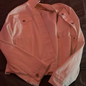 White Levi Jean jacket